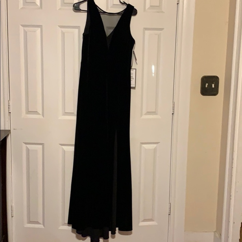elegant black gown